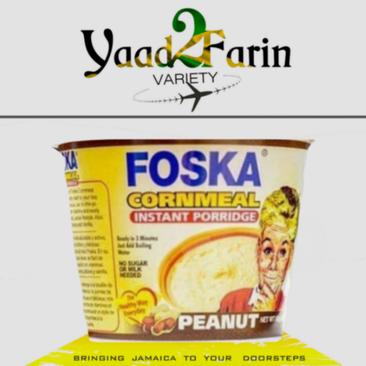 Foska Cornmeal porridge mix Peanut