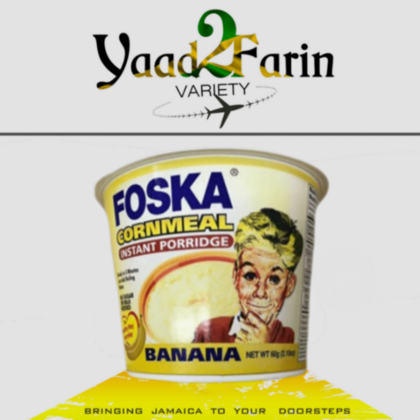 Foska Cornmeal porridge mix Banana