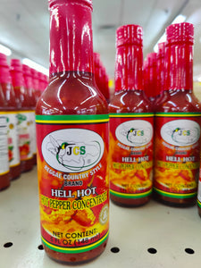 JCS Hell Hot Hot Pepper Sauce