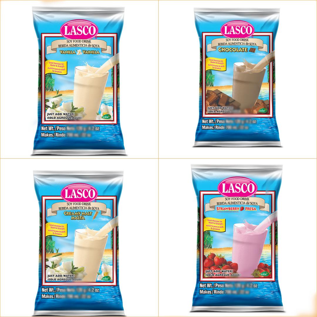 Soy Food Drink Lasco Powder - Strawberry Flavor 400g Protein Fortified ...